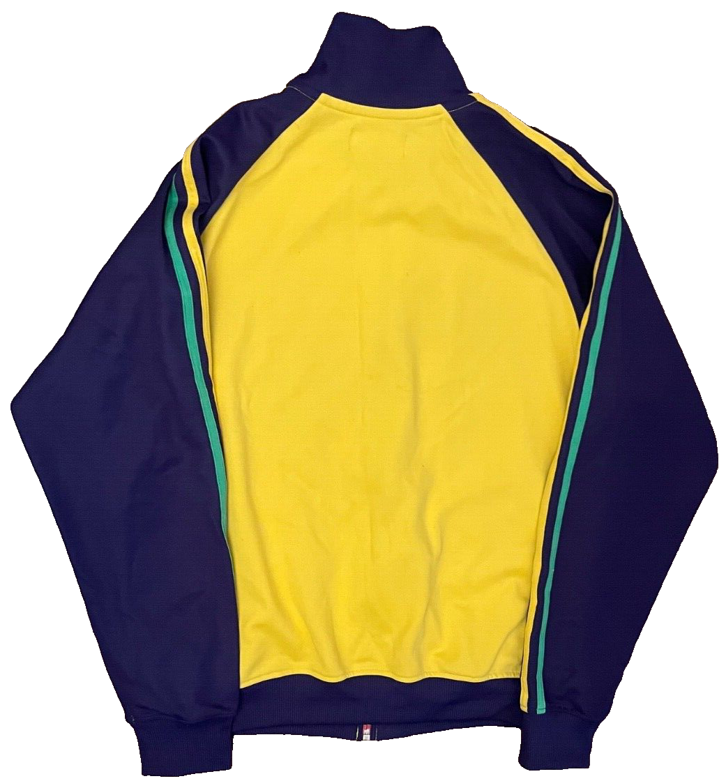 Vintage Fred Perry Track Jacket Full Zip Cotton Blend Streetwear Men Size M