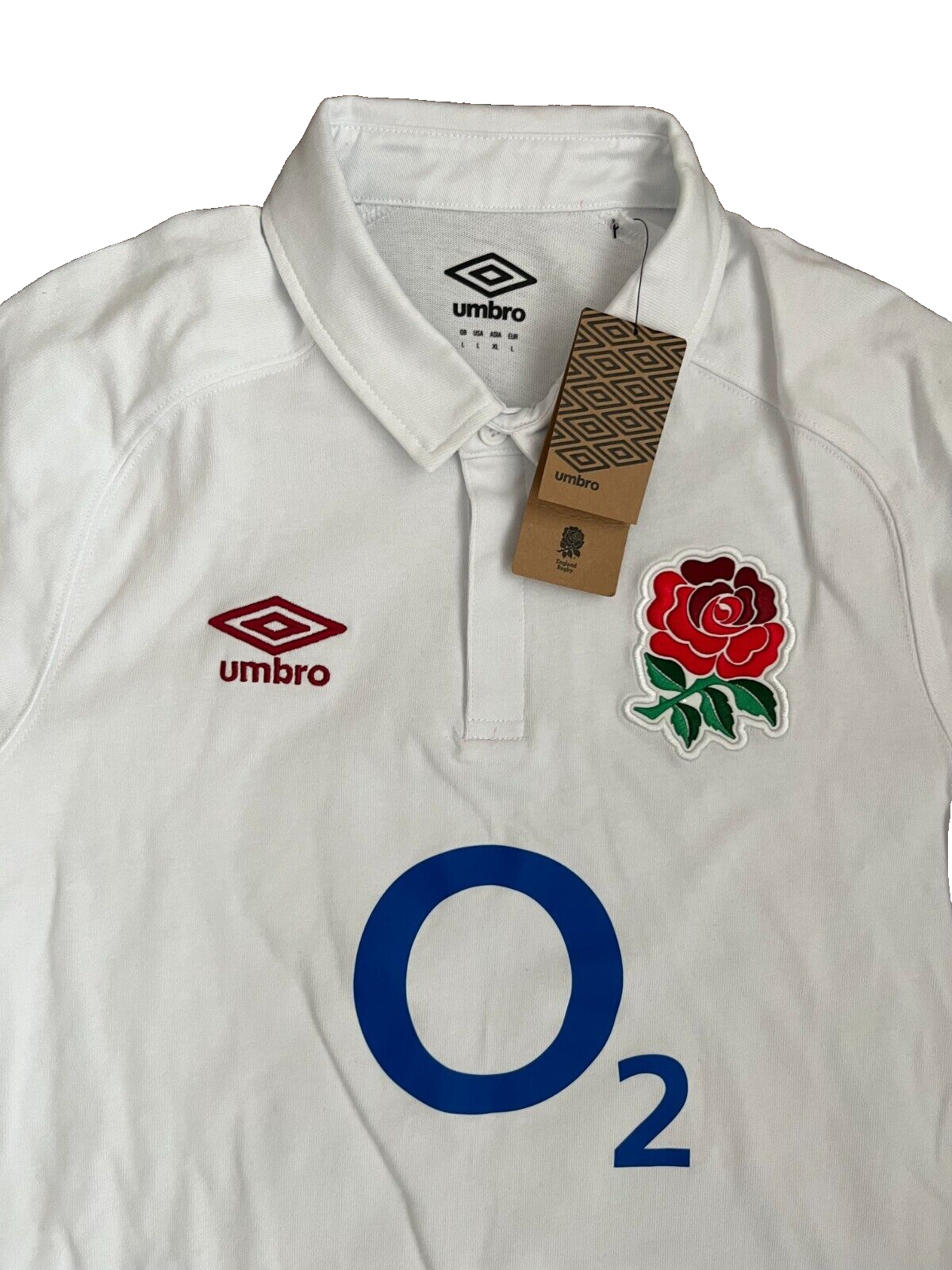 England Rugby 2022 2023 Home Shirt Jersey Umbro Camiseta Trikot Mailot Size L