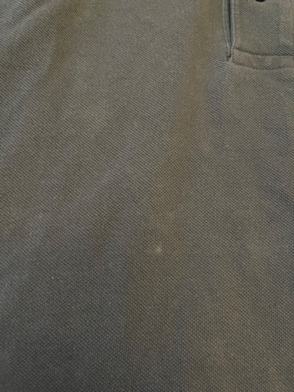 Barbour Polo Shirt Gray Cotton Logo Embroidery Short Sleeve Size Men M