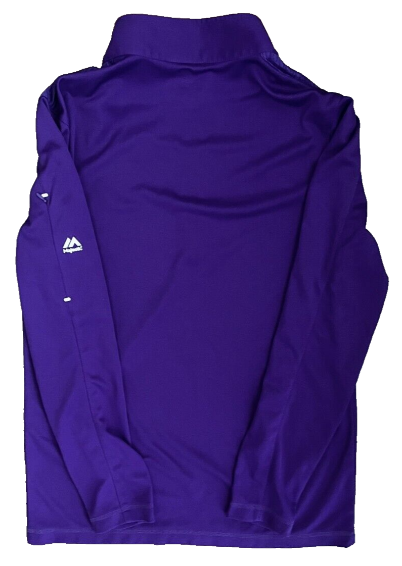 Minnesota Viking 1/4 Zip Shirt Jersey Majestic Camiseta Trikot Mailot Men Size M