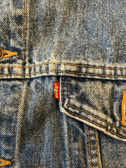 Vintage Levis Denim Jacket Trucker 70507 4890 Blue Men Size XL Made in USA