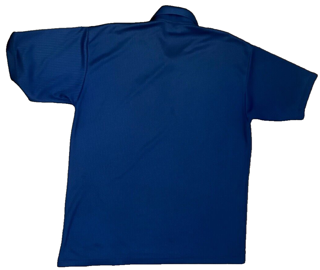 Vintage Fred Perry Polo Shirt Combed Cotton Blue Men Size CHECK MEASUREMENTS