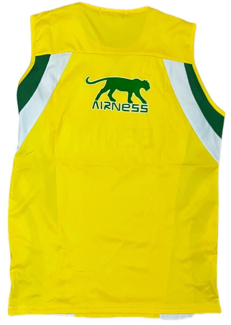 Benin Football Sleeveless Training Shirt Jersey Airness Camiseta Trikot Mailot M