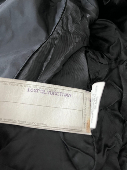 Giorgio Armani Le Collezioni Jacket Black Windbreaker Men Size 48 Made in Italy