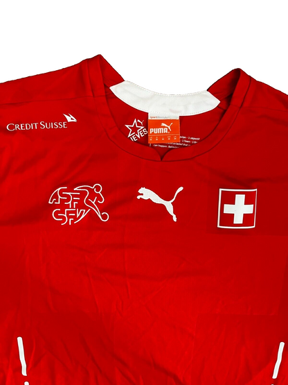 Switzerland Football Jersey 2014 2015 Home Shirt Puma Size Men M