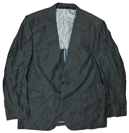 Carl Gross Wool Linen Blazer Jacket Size Men 56 46R