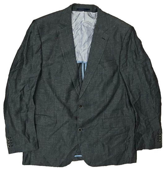 Carl Gross Wool Linen Blazer Jacket Size Men 56 46R