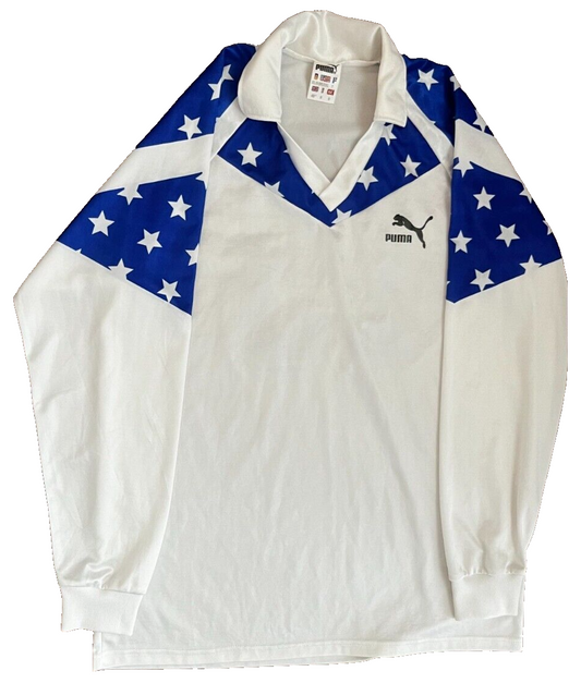 WSG Tirol Innsbruck 1990 1991 Home Shirt Long Sleeve Jersey Puma Size Men XL