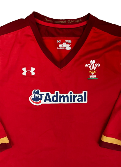 Wales Rugby Union 2015 2016 Shirt Jersey Under Armour Camiseta Trikot Mailot XL