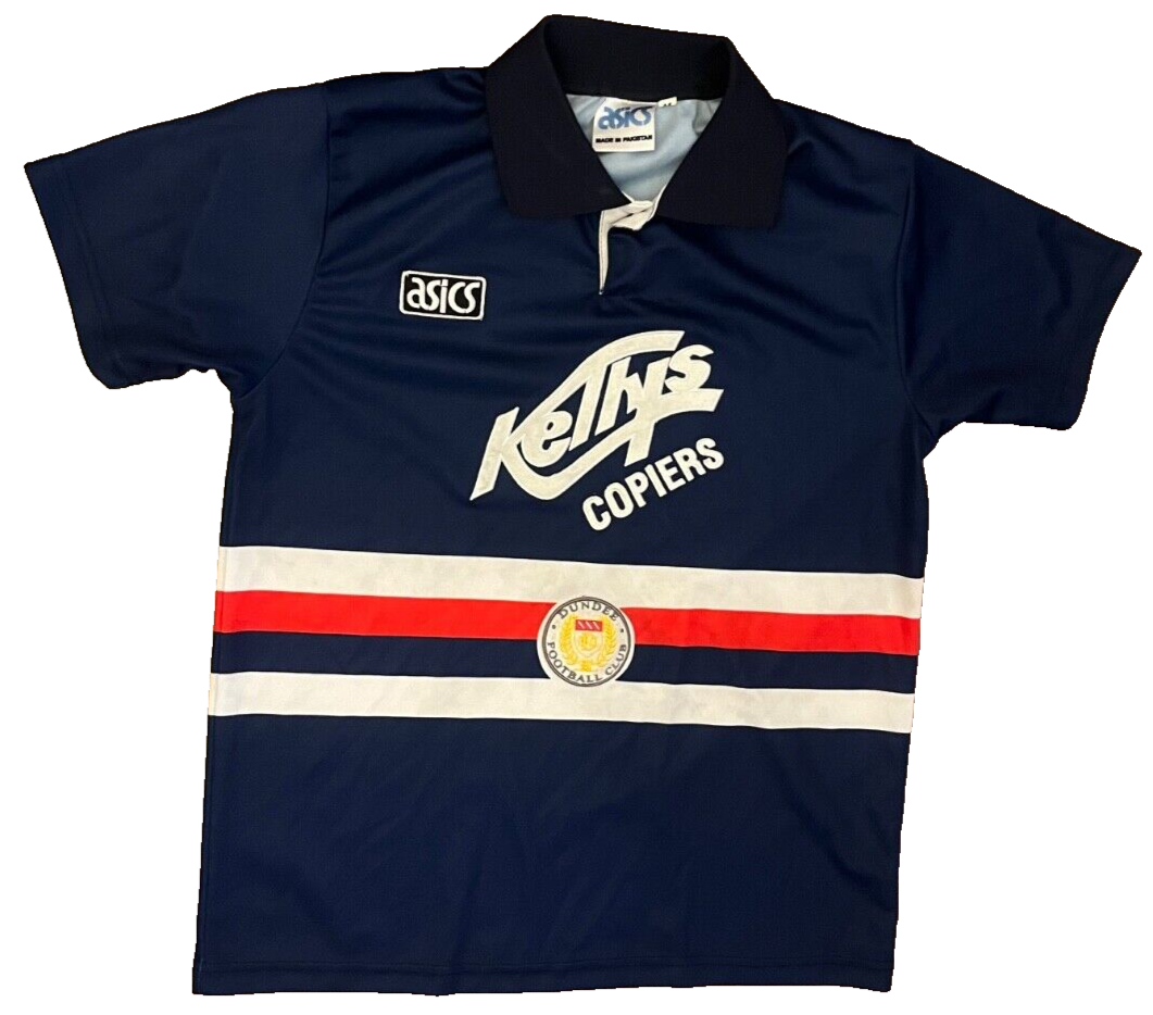 Vintage Dundee FC Jersey 1992 1993 Home Shirt Asics Football Size Men M