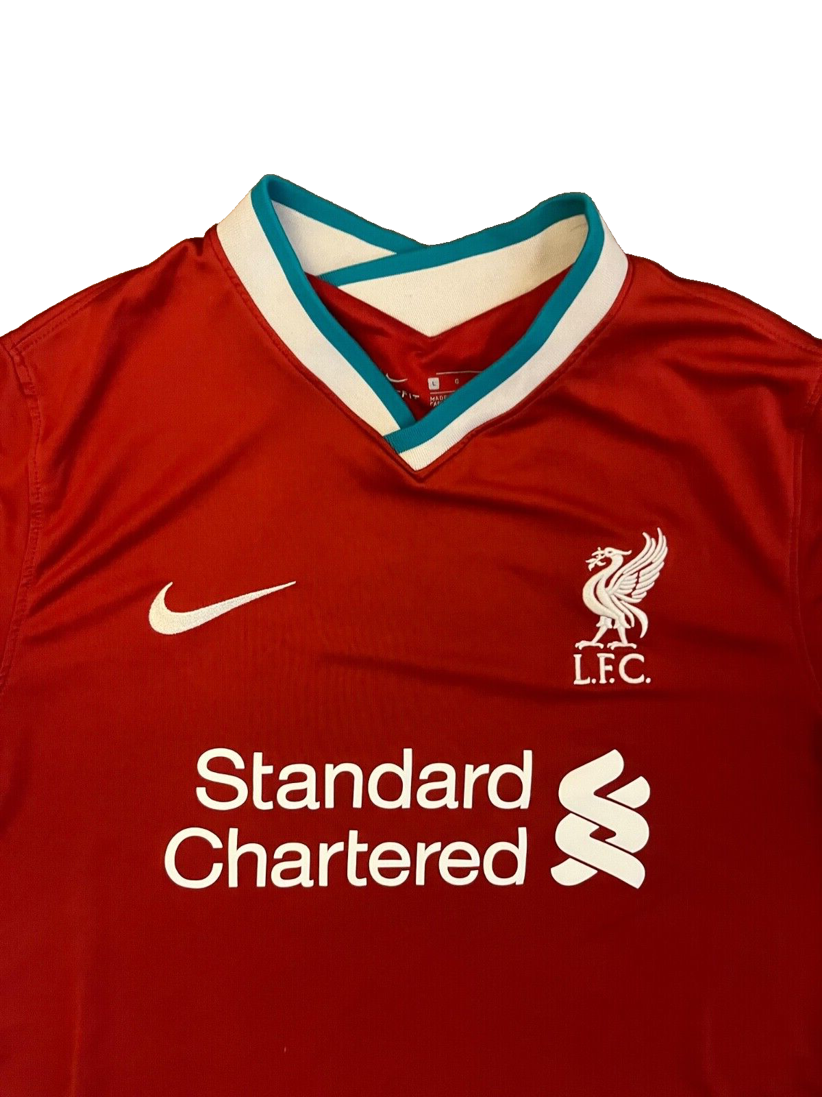 Liverpool Jersey 2020 2021 Home Shirt Nike Football Size Men L