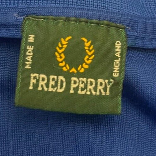 Vintage Fred Perry Polo Shirt Combed Cotton Blue Men Size CHECK MEASUREMENTS
