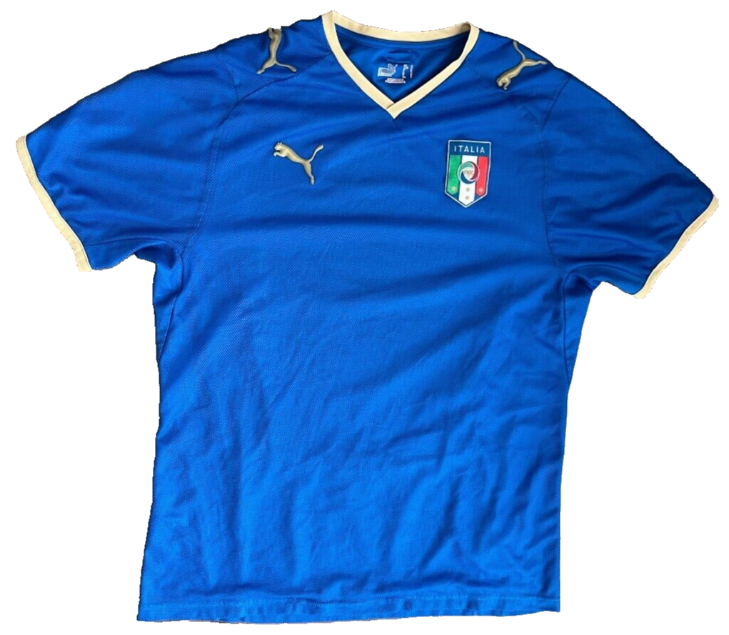 Italy Jersey 2008 2009 Home Shirt Puma Football Soccer Size Men M