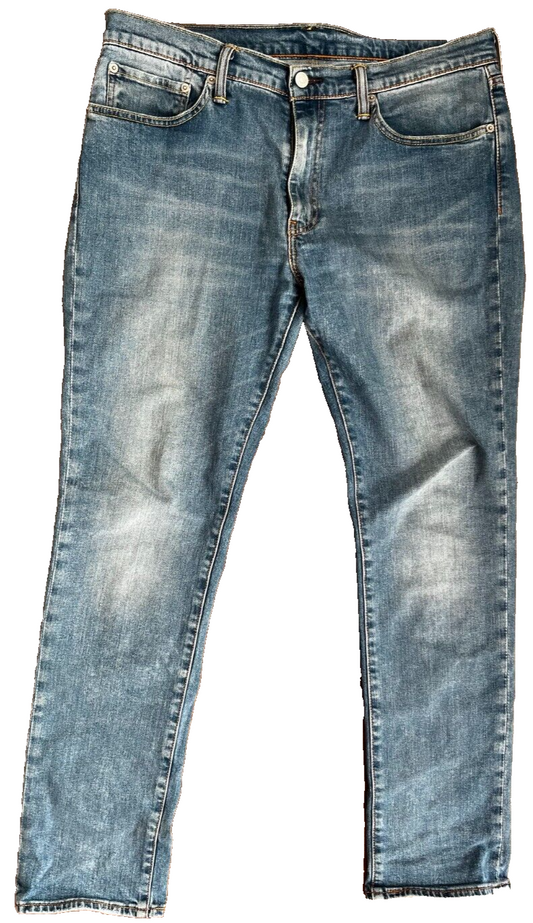 Levis 511 Blue Jeans Mens 36x32 Slim Fit Straight Leg Denim Red Tab