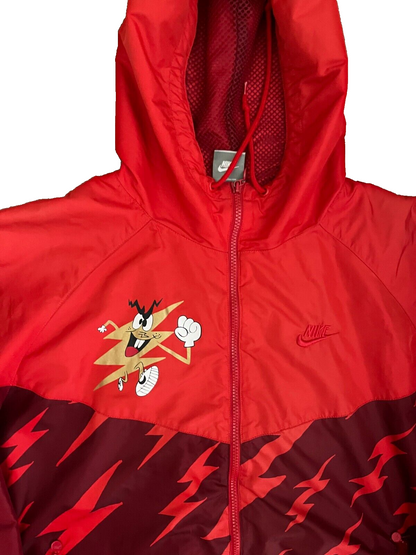 RARE Nike Todd James Jacket Zip Running Man Sudadera Windbreaker Red Men Size L