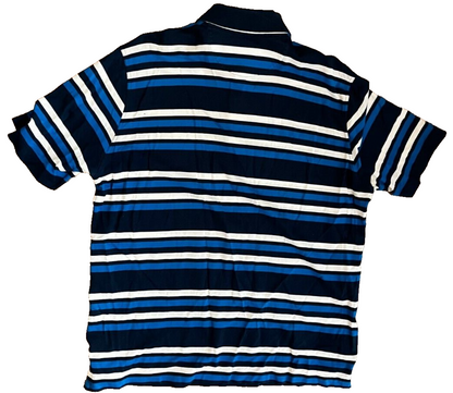 Paul Shark Yachting Polo Shirt Cotton Striped Size Men L Made in Italy