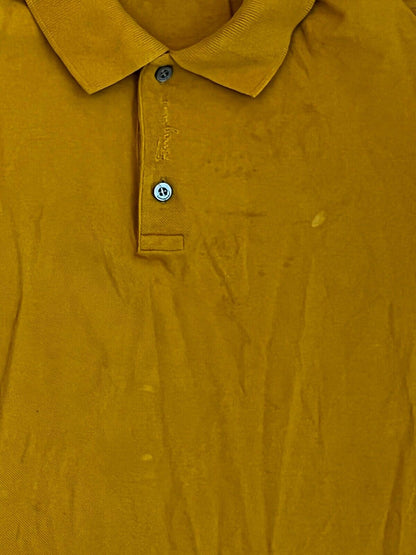 Salvatore Ferragamo Polo Shirt Cotton Men Size L Made in Italy