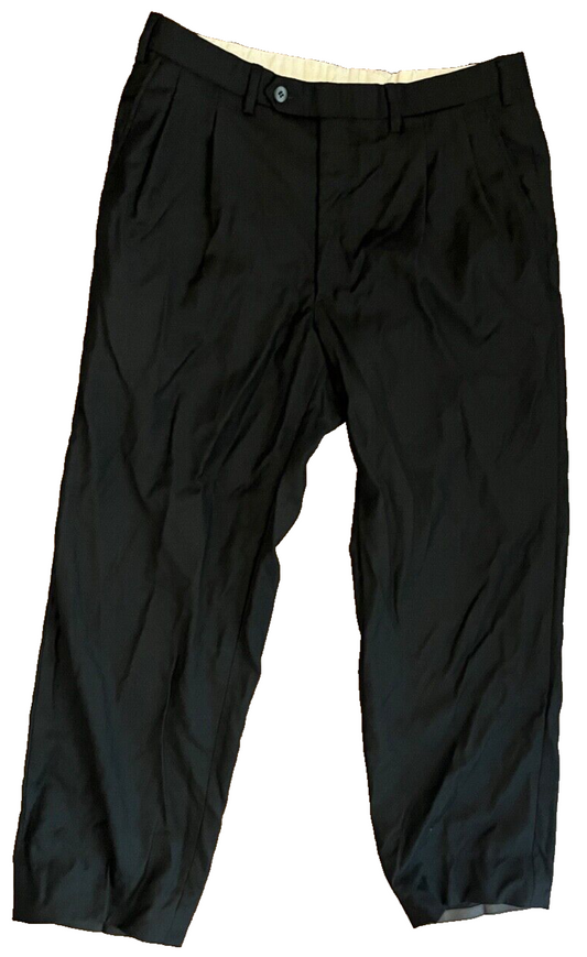 Brioni Dress Pants Suit Trousers Delta Wool Men Size 52 Made in Italy