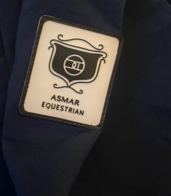 Asmar Equestrian Jacket Performance Riding Detachable Hood Blue Women Size 2XL