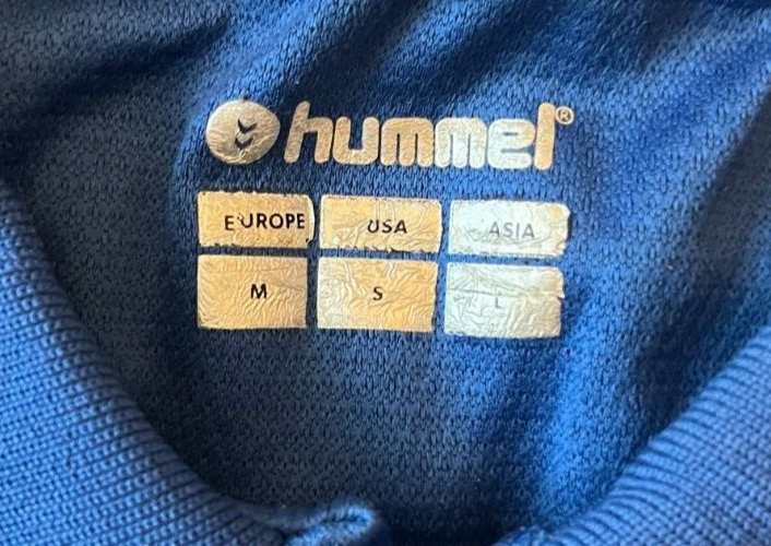 Glasgow Rangers Jersey Polo Training Shirt Hummel Football Size Men M