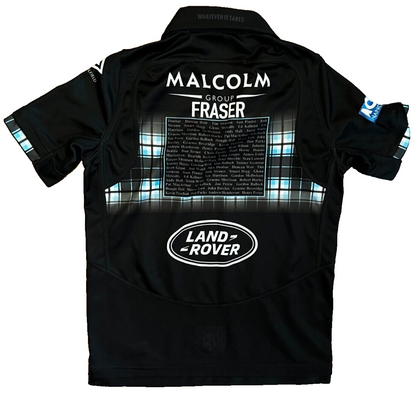 Glasgow Warriors 2018 2019 Rugby Jersey Home Shirt Macron Size Men XS