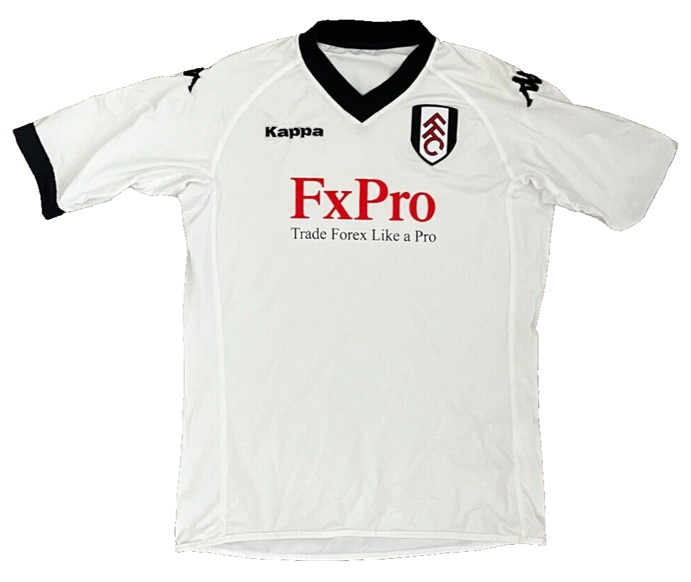 Fulham 2010 2011 Home Shirt Jersey Kappa Camiseta Trikot Mailot Size YXL