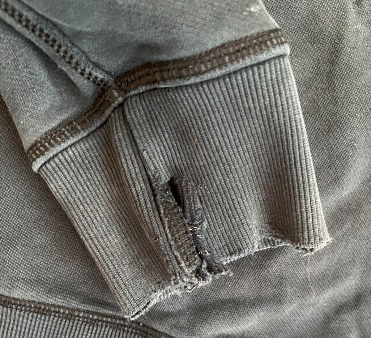 C.P Company Sweater Pullover 100% Cotton Sweatshirt Washed Gray Size Men XXL