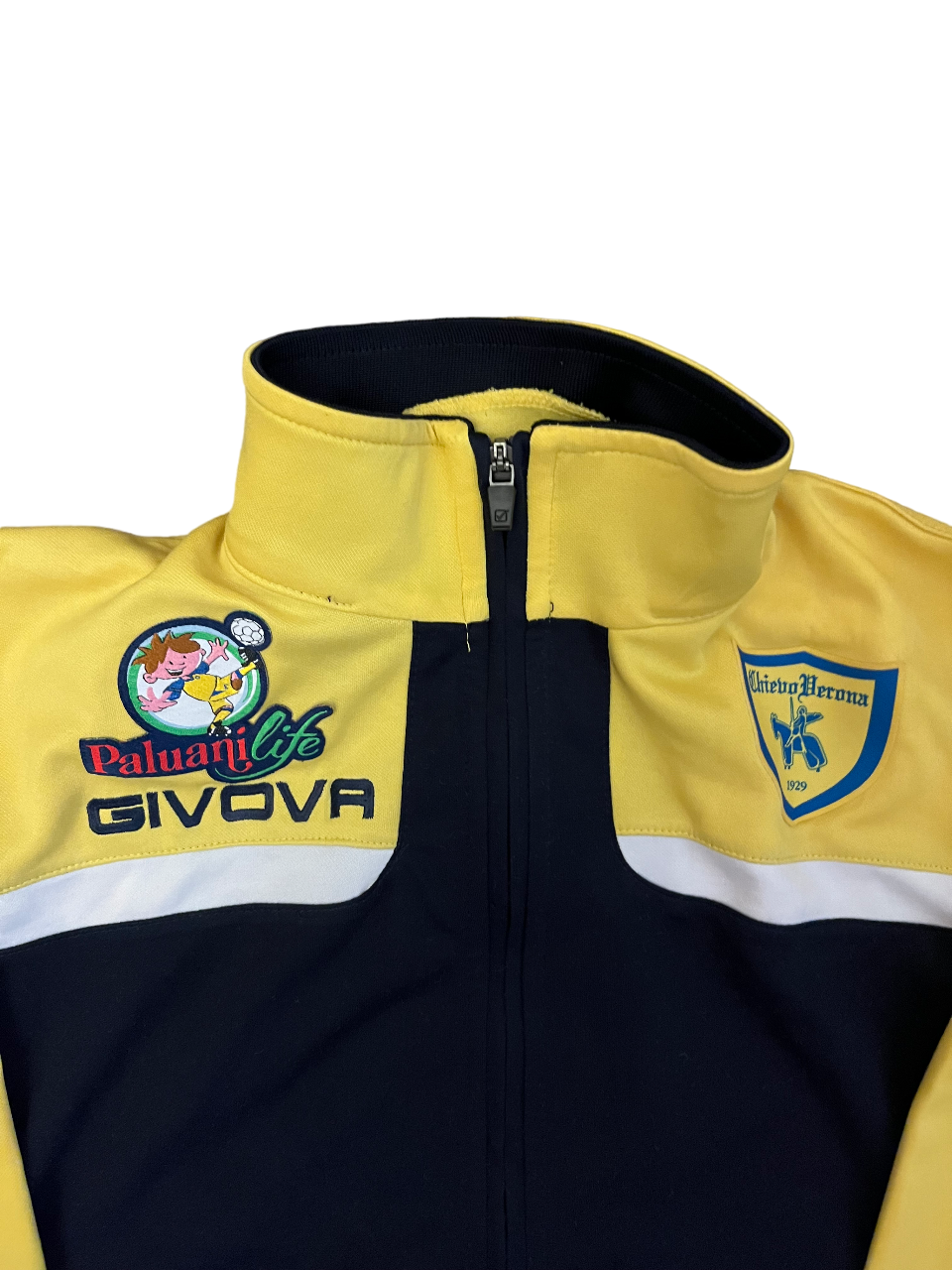 Vintage Chievo Verona Football Training Jacket Soccer Givova Men Size XS