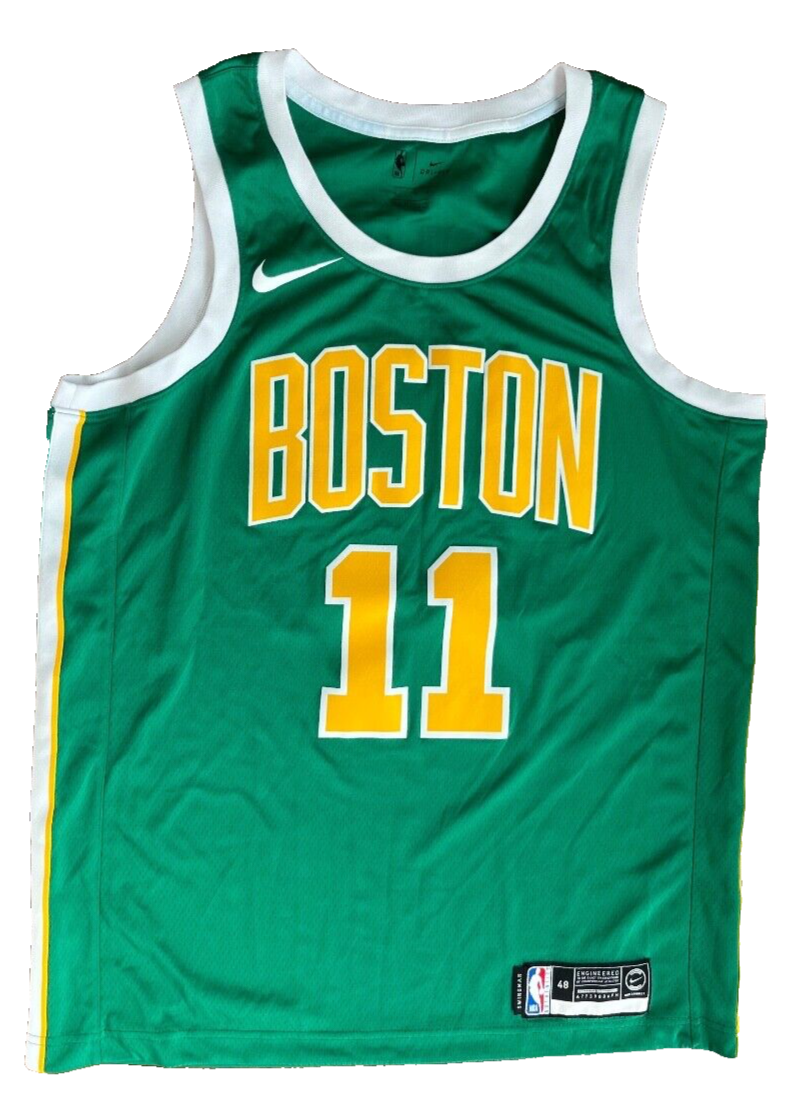 Kyrie Irving NBA Jersey 2018 Boston Celtics Earned Shirt Nike Swingman Men 48 L