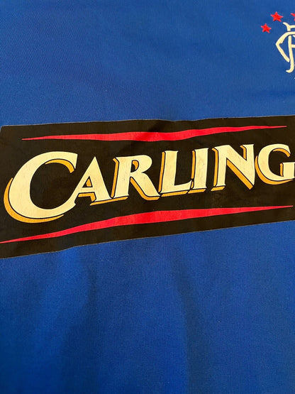 Glasgow Rangers Jersey 2006 2007 Home Shirt Umbro Football Soccer Size Men L