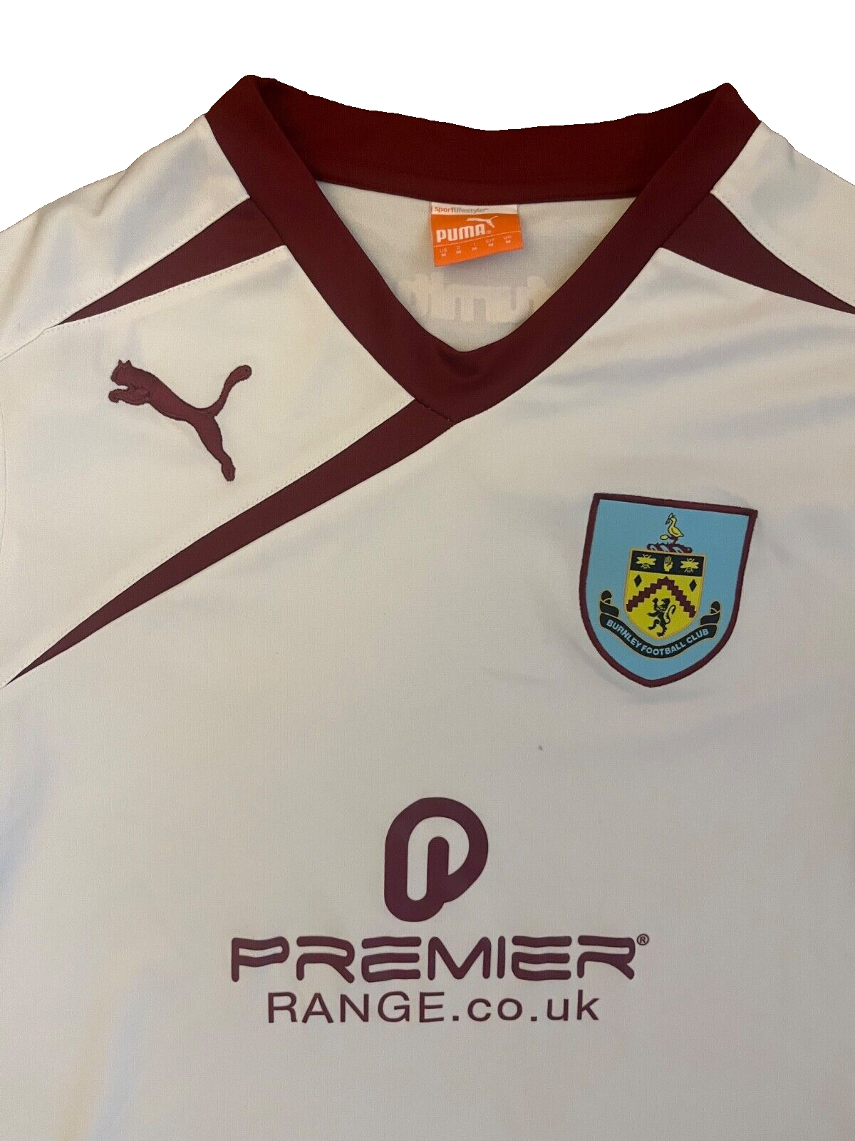 Burnley Jersey 2013 2014 Away Shirt Puma Football Men Size M