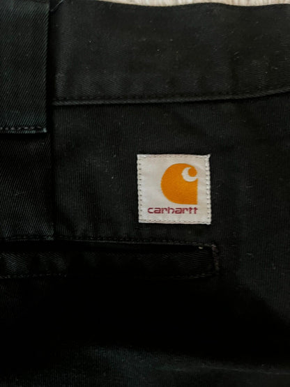 Carhartt Master Pant Tappered Trousers Black Men 38x32 Chino Pants