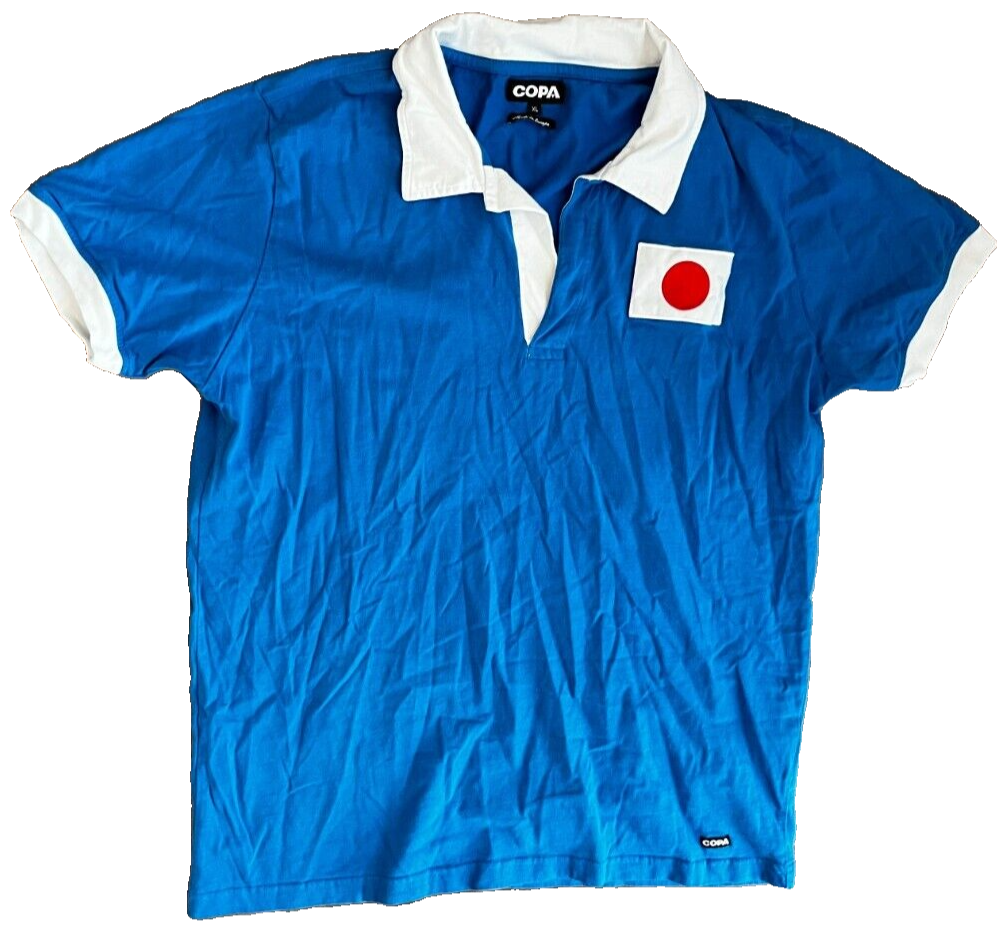 Japan Football 1950 Retro Jersey Home Shirt Copa Size Men XL