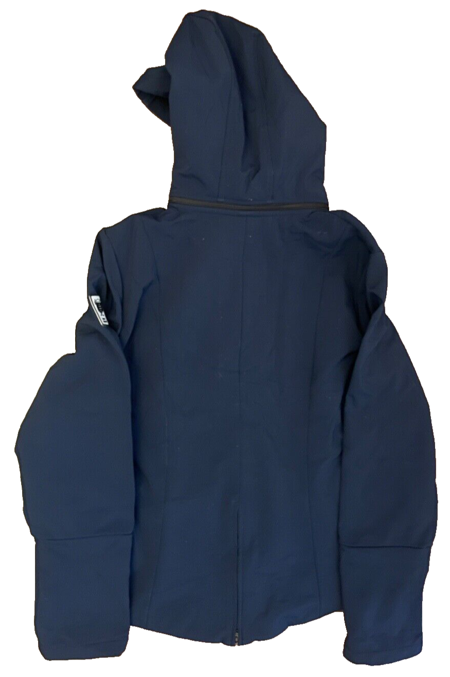Asmar Equestrian Jacket Performance Riding Detachable Hood Blue Women Size 2XL