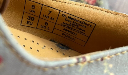 Dr.Martens 14046 Floral Oxford Shoes Lace Up Size US 7