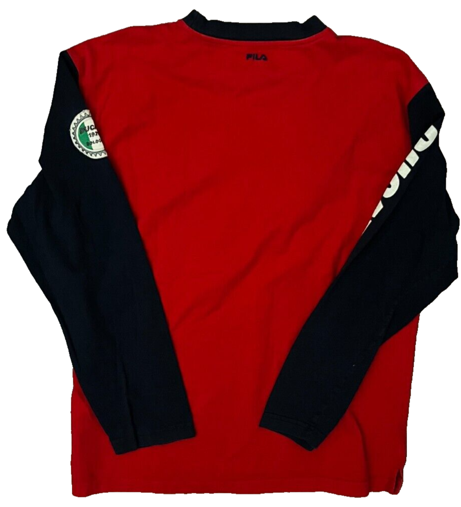 Ducati Corse Moto Long Sleeve Shirt Sweatshirt Sudadera Fila Pullover Size Men M