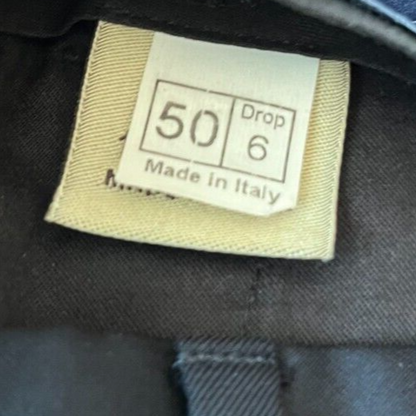 Santino Wool Dress Pants Loro Piana Tasmanian 150 Men Size 50 Made in Italy