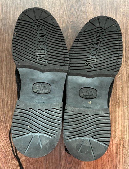 Aldo Brue Ankle Chukka Boots Fur Inside Lace Up Side Zipper Size 8.5