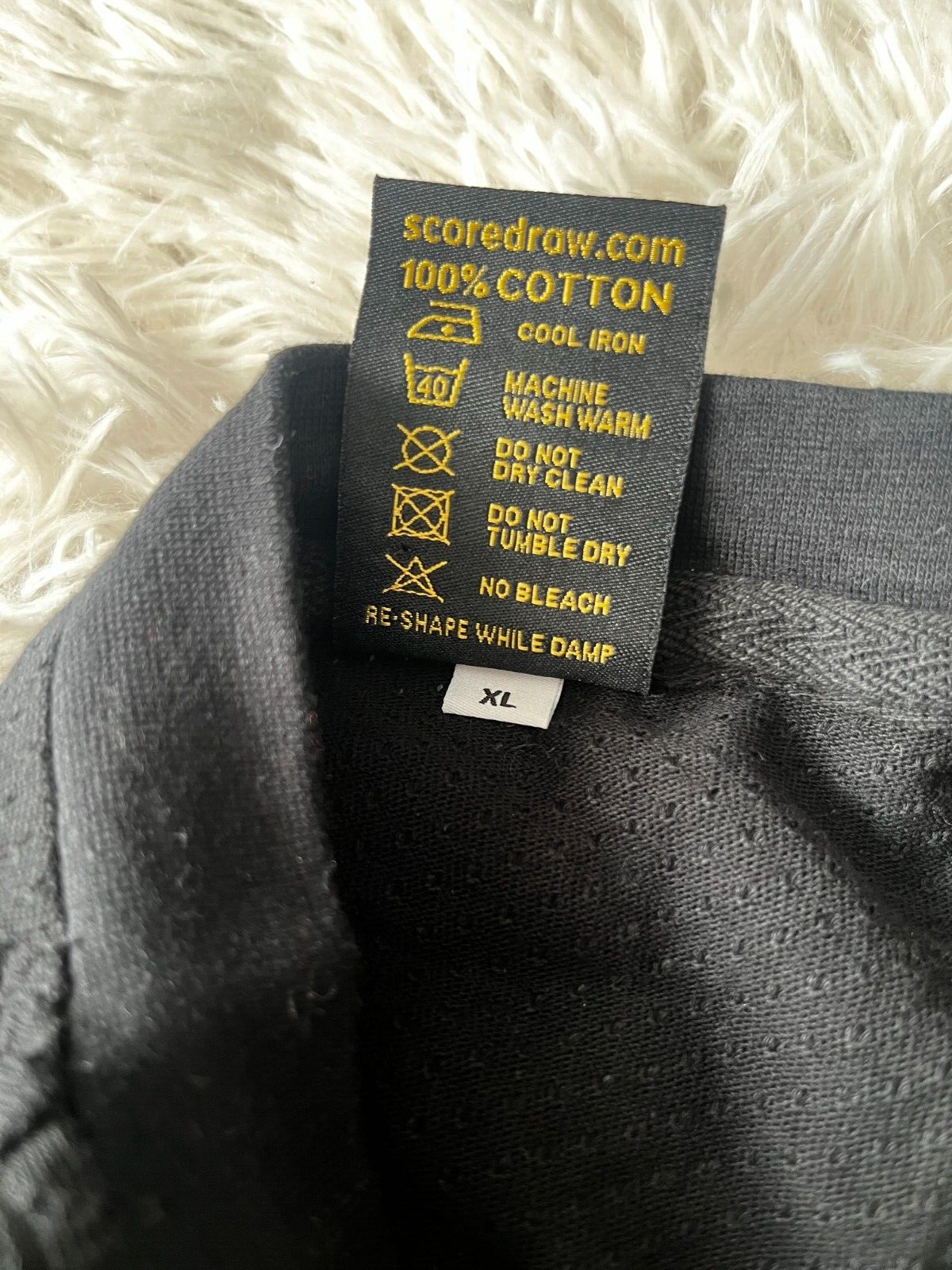 England Football Jersey 1970 Black Shirt ScoreDraw Size Men XL