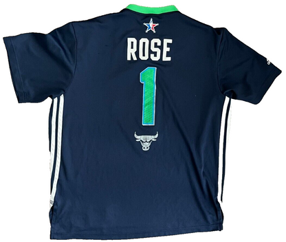 Derrick Rose Jersey 2014 East All Stars Shirt Adidas Basketball Size Men L