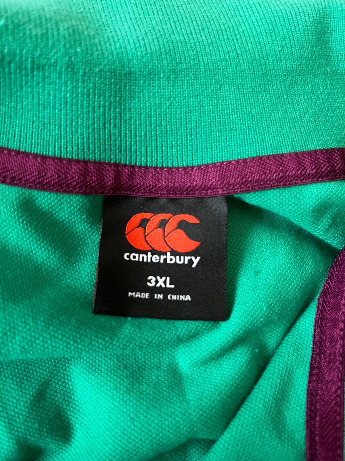 Ireland Rugby IRFU Polo Shirt Presentation Jersey Canterbury Size Men 3XL