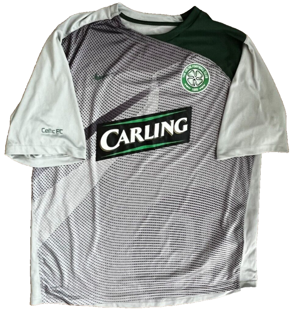 Glasgow Celtic Jersey 2008 2009 Training Shirt Nike Football Size Men L