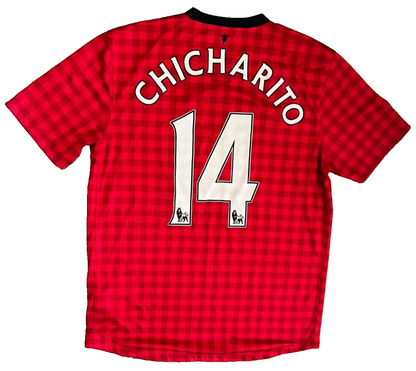 Chicharito Manchester United Jersey 2012 2013 Home Shirt Nike Men Size L