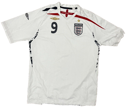 Wayne Rooney England 2008 Home Shirt Jersey Umbro Camiseta Trikot Mailot YXL