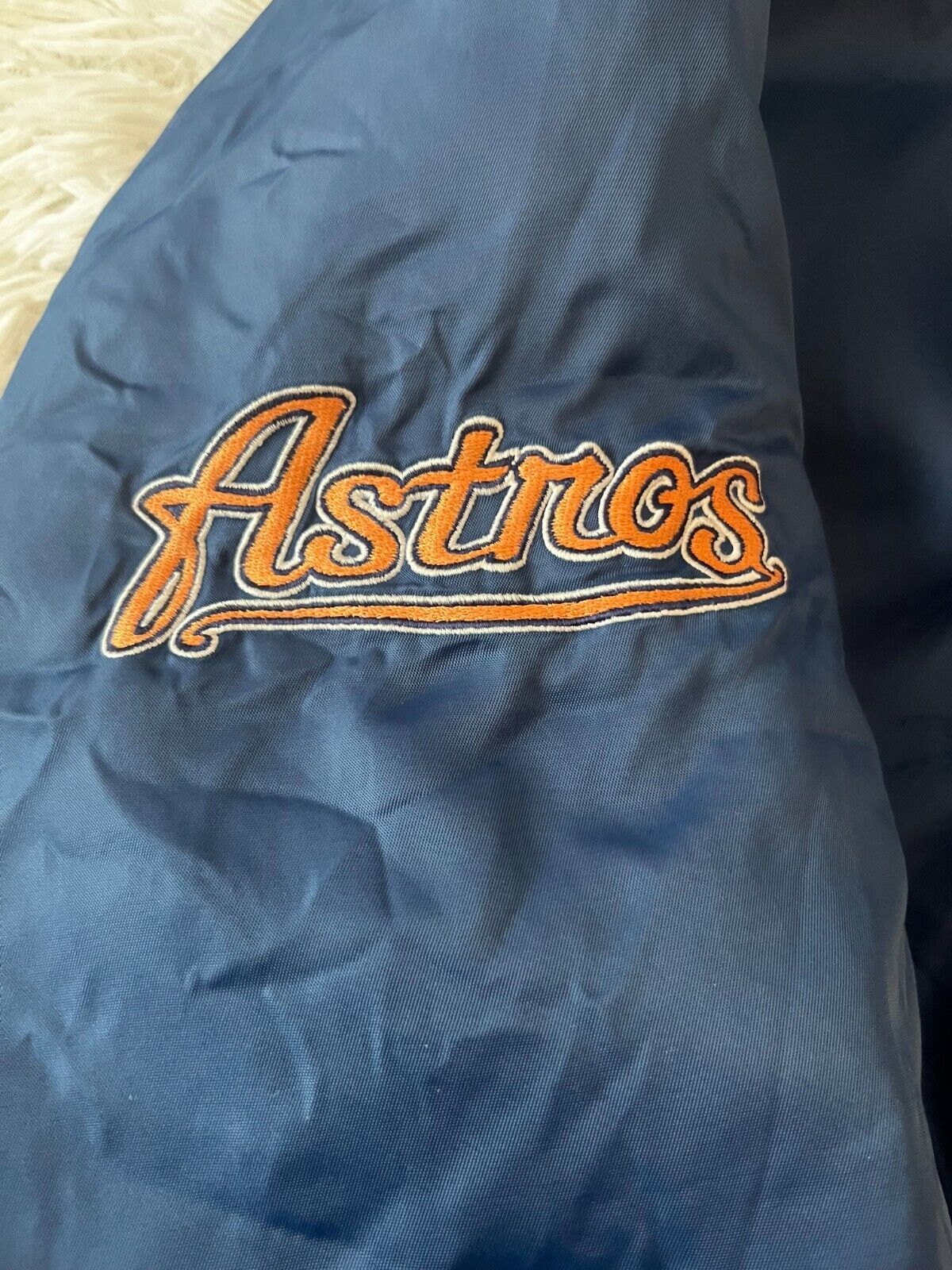 Houston Astros MLB Baseball Presentation Bomber Jacket Majestic Size S