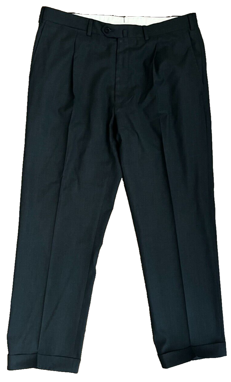 Ermenegildo Zegna High Performance Full Suit Blazer Pants Black Wool Men Size 52