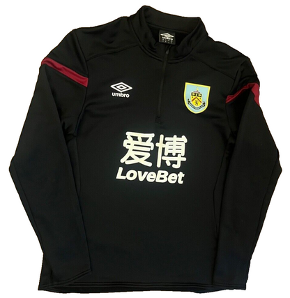 Burnley Jacket Training 1/4 Zip Drill Top Football Umbro Size Men M