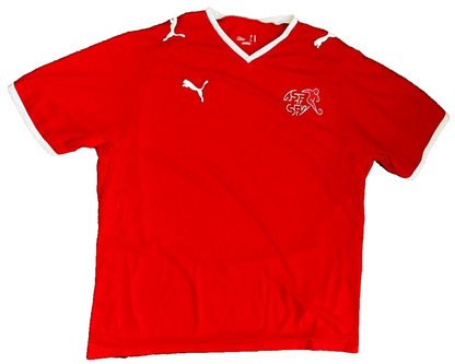 Switzerland Jersey 2008 2009 2010 Home Shirt Puma Football Size Men XL