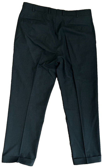 Ermenegildo Zegna High Performance Full Suit Blazer Pants Black Wool Men Size 52