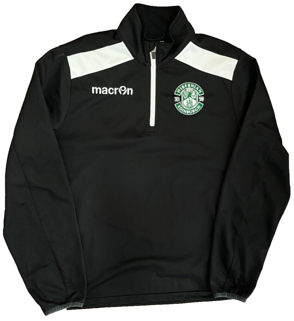 Hibernian Football Training Presentation Jacket Sudadera Macron Size Men M
